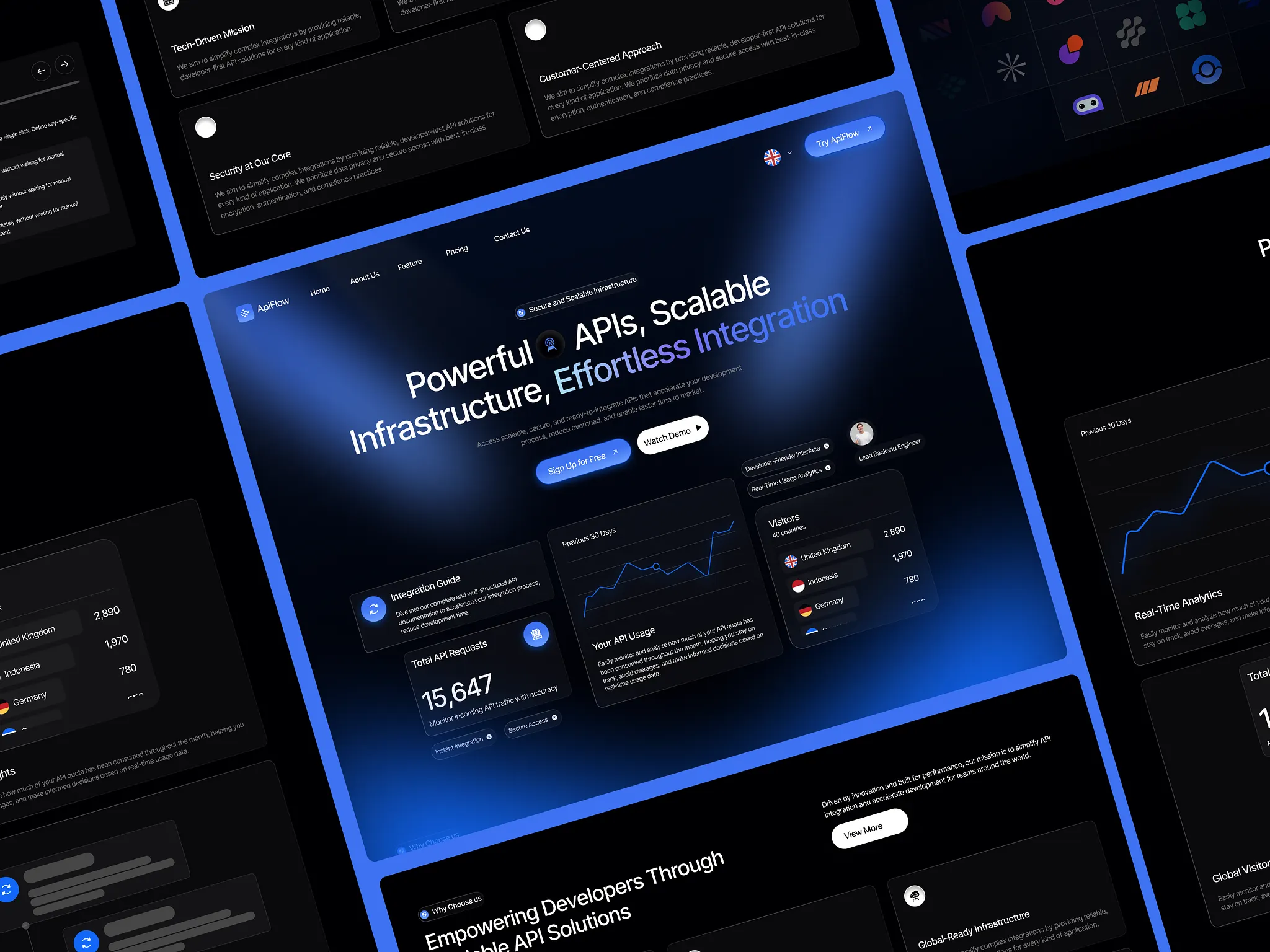 API development workspace